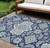 Medallion Washable Indoor Outdoor Area Rug
