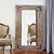 Wood Framed Leaning Accent Mirror