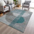 Geometric Washable Indoor Outdoor Area Rug