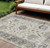 Floral Washable Indoor Outdoor Area Rug