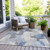 Abstract Washable Indoor Outdoor Area Rug