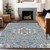Medallion Washable Indoor Outdoor Area Rug