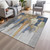 Abstract Washable Indoor Outdoor Area Rug