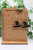 Witch Hat || Wood Dangle Earrings