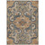 Damask Washable Indoor Outdoor Area Rug