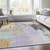 Abstract Washable Indoor Outdoor Area Rug