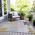 Abstract Washable Indoor Outdoor Area Rug