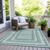 Geometric Washable Indoor Outdoor Area Rug