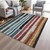 Striped Washable Indoor Outdoor Area Rug