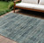 Striped Washable Indoor Outdoor Area Rug