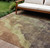 Abstract Washable Indoor Outdoor Area Rug