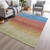 Ombre Washable Indoor Outdoor Area Rug