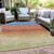 Ombre Washable Indoor Outdoor Area Rug