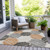 Geometric Washable Indoor Outdoor Area Rug
