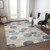 Geometric Washable Indoor Outdoor Area Rug