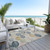Geometric Washable Indoor Outdoor Area Rug
