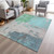 Abstract Washable Indoor Outdoor Area Rug
