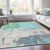 Abstract Washable Indoor Outdoor Area Rug