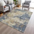 Abstract Washable Indoor Outdoor Area Rug