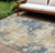 Abstract Washable Indoor Outdoor Area Rug
