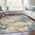 Abstract Washable Indoor Outdoor Area Rug