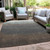 Ombre Washable Indoor Outdoor Area Rug