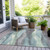 Abstract Washable Indoor Outdoor Area Rug