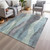Abstract Washable Indoor Outdoor Area Rug