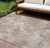 Floral Washable Indoor Outdoor Area Rug