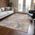 Floral Washable Indoor Outdoor Area Rug