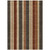 Striped Washable Indoor Outdoor Area Rug