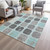 Geometric Washable Indoor Outdoor Area Rug