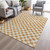 Geometric Washable Indoor Outdoor Area Rug