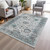 Floral Washable Indoor Outdoor Area Rug
