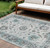 Floral Washable Indoor Outdoor Area Rug