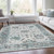 Floral Washable Indoor Outdoor Area Rug