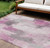 Abstract Washable Indoor Outdoor Area Rug