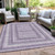Geometric Washable Indoor Outdoor Area Rug