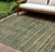 Striped Washable Indoor Outdoor Area Rug