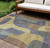 Abstract Washable Indoor Outdoor Area Rug
