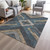 Geometric Washable Indoor Outdoor Area Rug