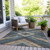 Geometric Washable Indoor Outdoor Area Rug