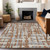 Striped Washable Indoor Outdoor Area Rug