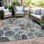 Geometric Washable Indoor Outdoor Area Rug