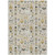 5' X 8' Beige Gold Black And Gray Nutcracker Washable Indoor Outdoor Area Rug