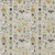 5' X 8' Beige Gold Black And Gray Nutcracker Washable Indoor Outdoor Area Rug