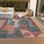 Abstract Washable Indoor Outdoor Area Rug
