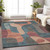 Abstract Washable Indoor Outdoor Area Rug