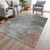 Abstract Washable Indoor Outdoor Area Rug