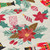 10' X 14' Ivory Red Black Pink And Brown Floral Washable Indoor Outdoor Area Rug